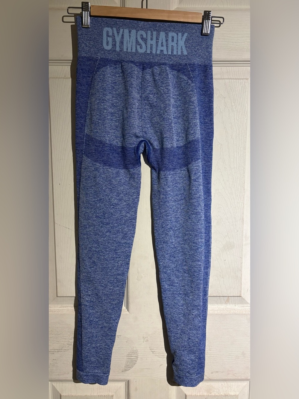 Gymshark Blue Marled Kids Seamless Leggings